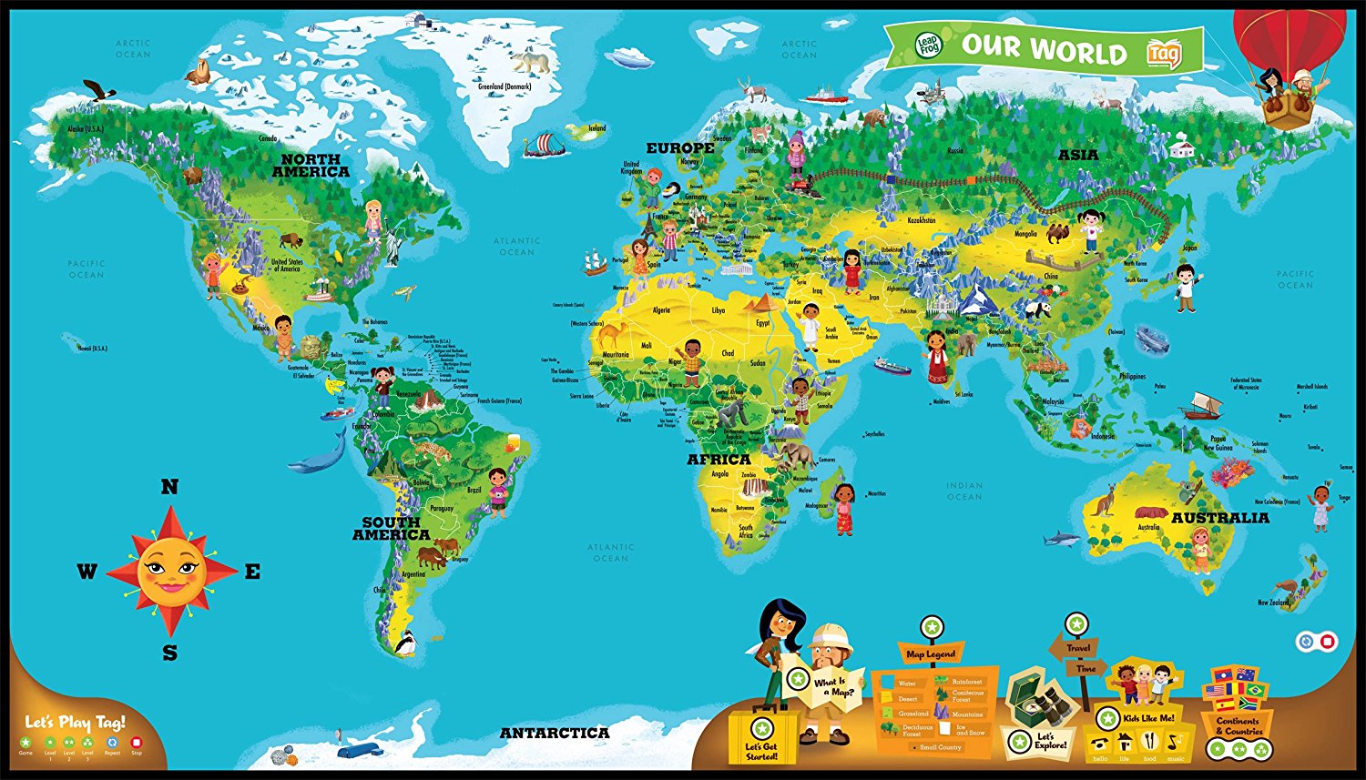 leapfrog interactive world map