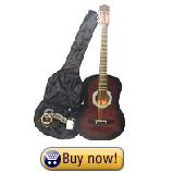 coffee acoustic guitar