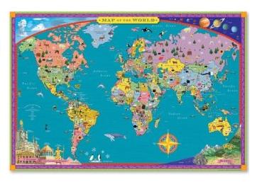 eeboo childrens world map