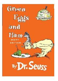 green eggs and ham