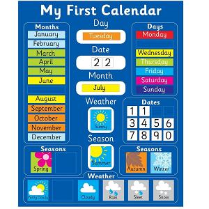 magnetic my first learning calendar