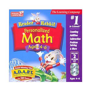 reader rabbit math video game