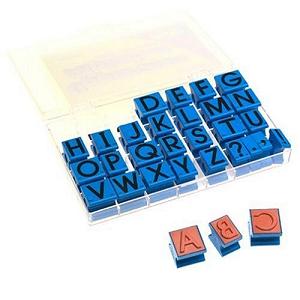 uppercase alphabet stamps